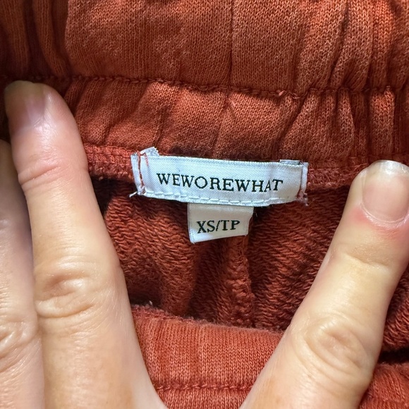 Saks Fifth Ave | WeWoreWhat | Burnt Orange Sweatpants XS - Picture 4 of 7